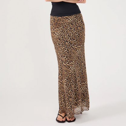 Jupe Leopard